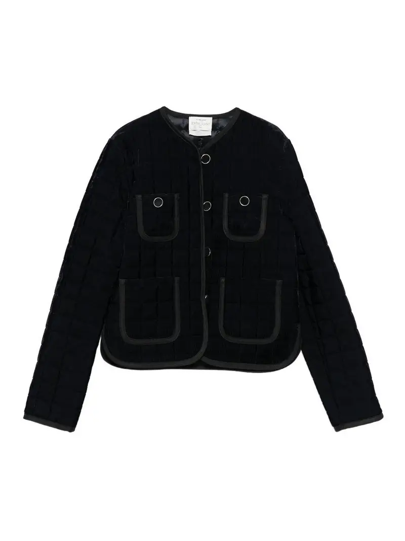 Giacca corta matelasse Blu