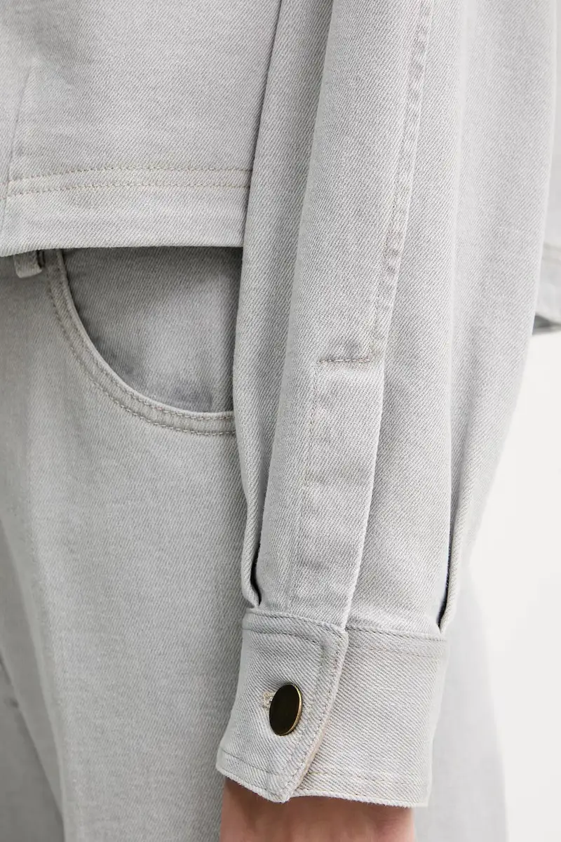 giacca di jeans colore grigio 14029.my.shirt miniatura 5