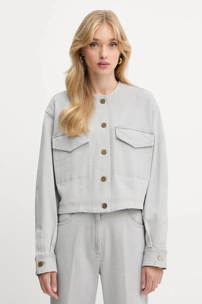 giacca di jeans colore grigio 14029.my.shirt