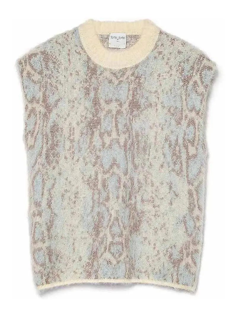 Gilet Pitone Multicolore