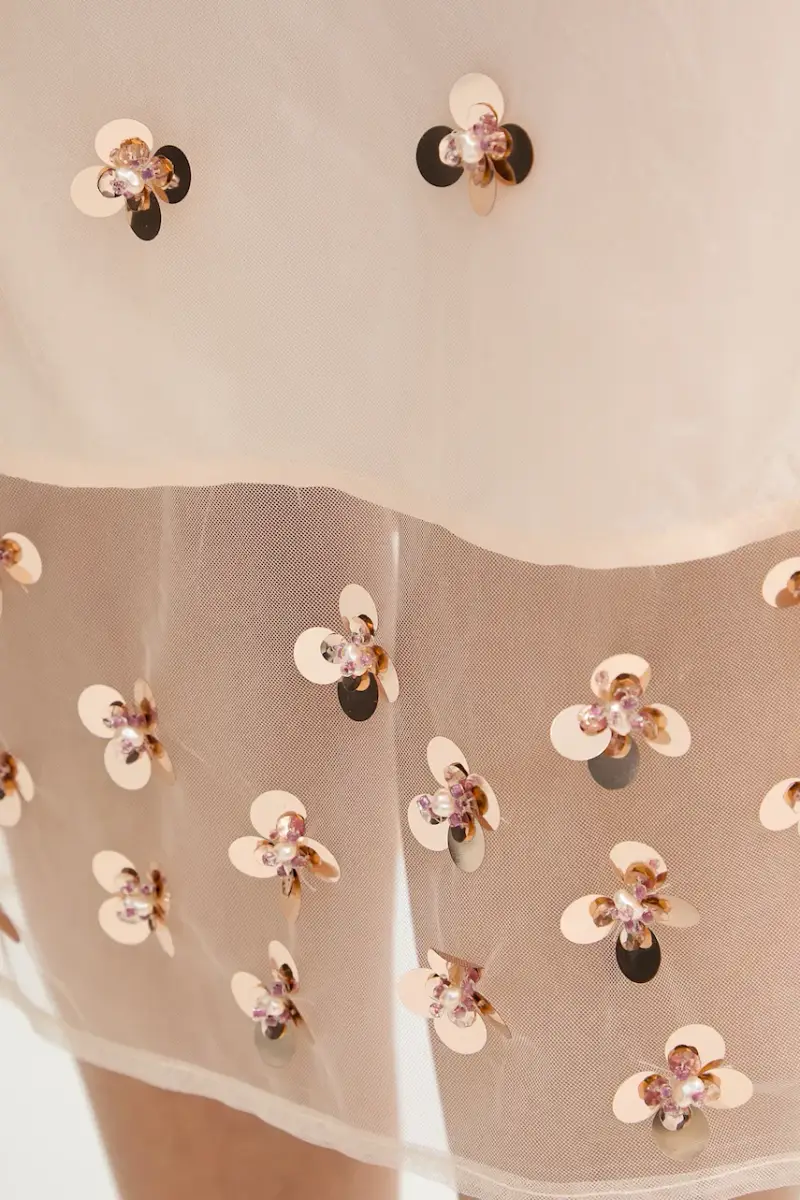 gonna colore beige 14356.myskirt miniatura 4