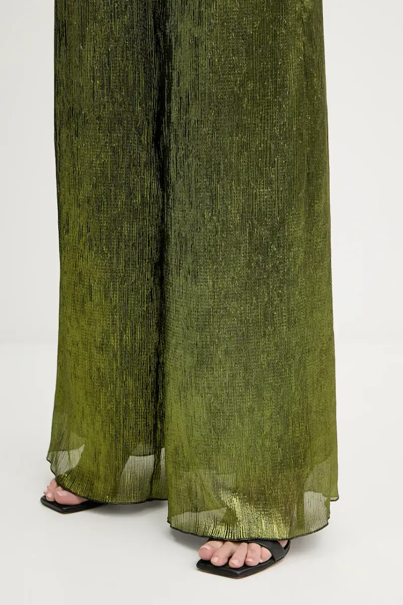 pantaloni donna colore verde 14106.my.pants miniatura 4