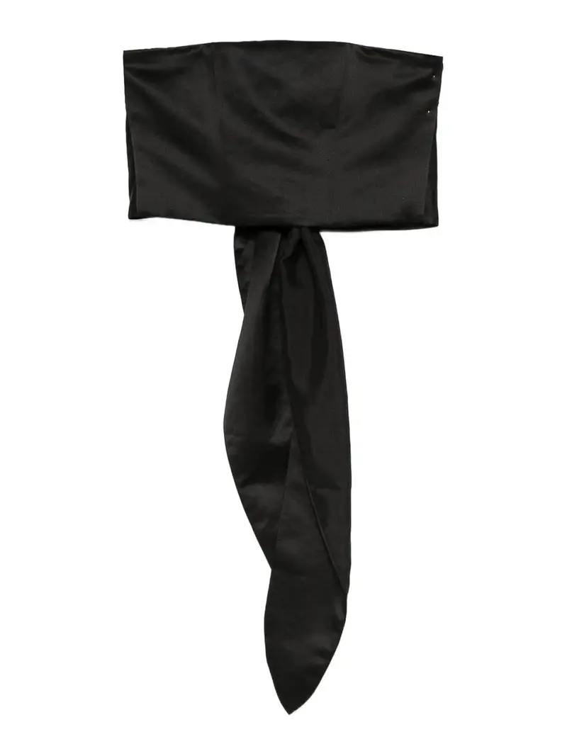 Parte superiore bustier Nero