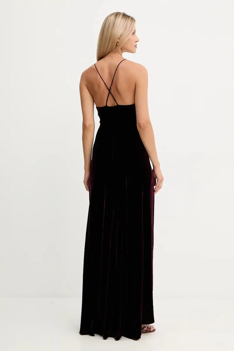 vestito con seta colore granata 14351.mydress miniatura 3