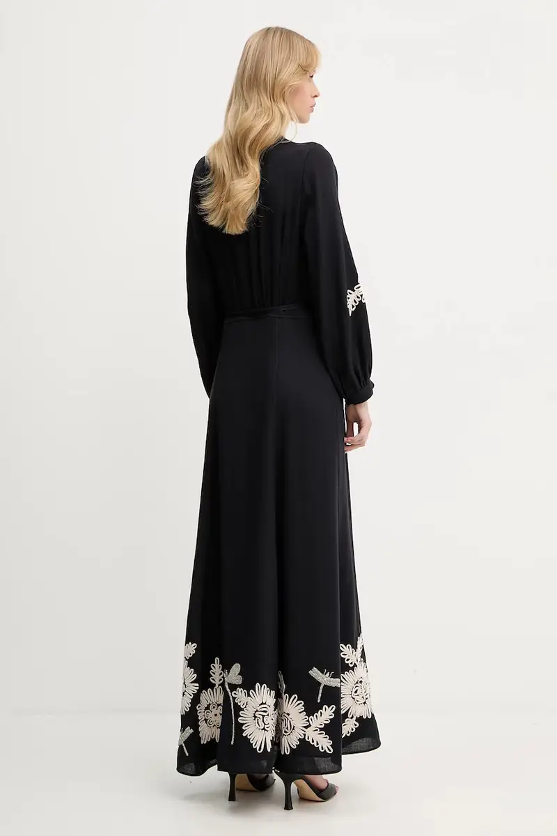 vestito in lana Nero miniatura 3