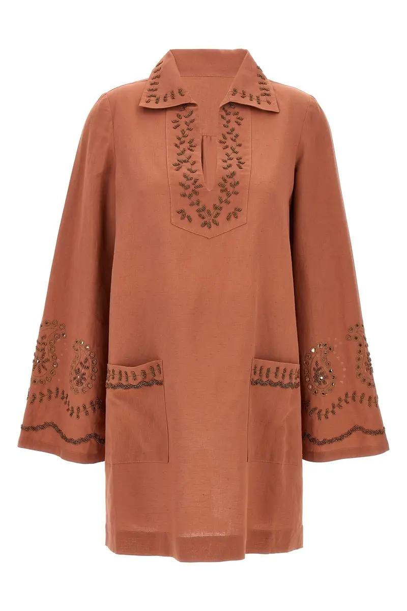 Abito Genevieve Bordeaux