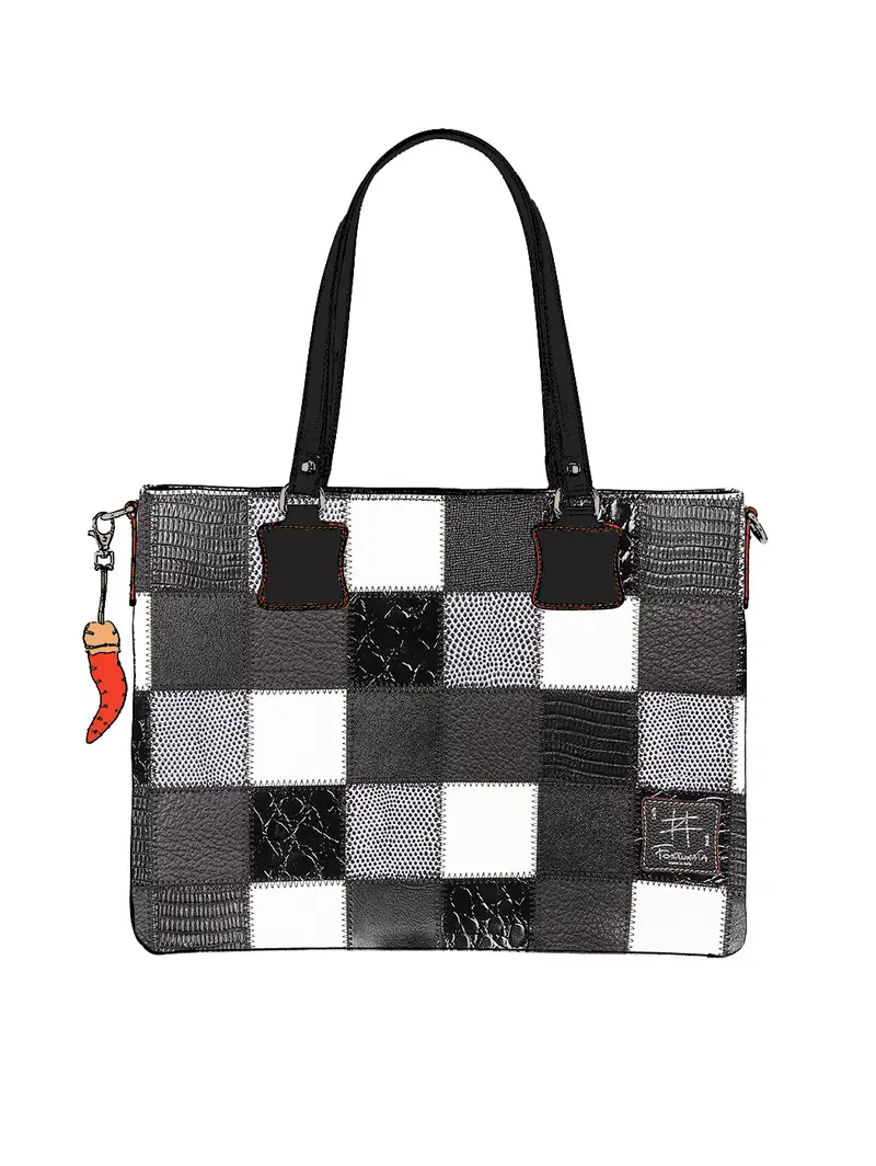 Shopper Patchwork - Nero