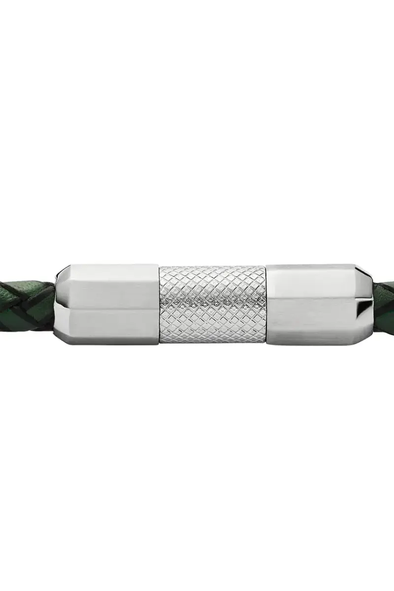 bracciale in pelle uomo JF04919040 Argento miniatura 2