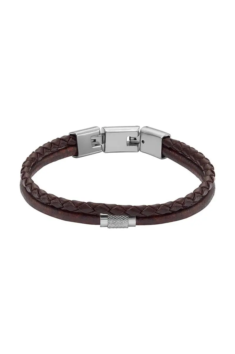 braccialetto uomo Marrone