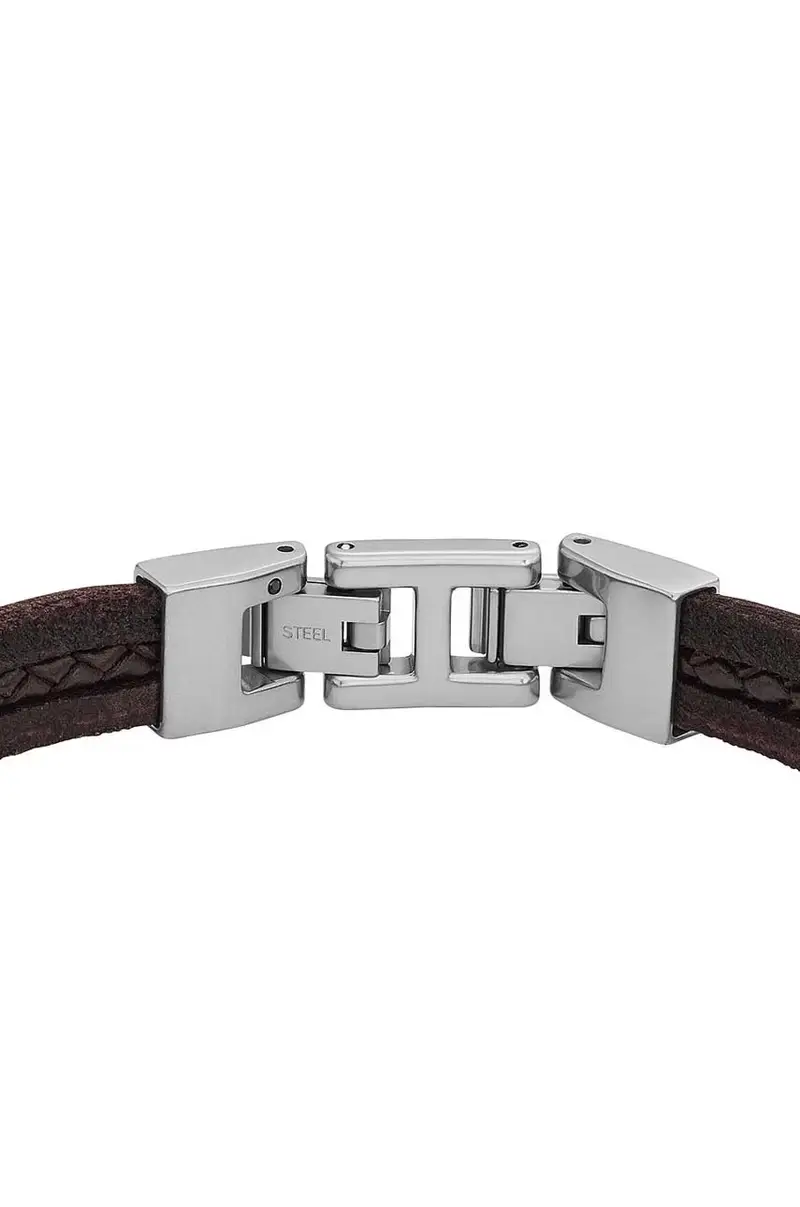 braccialetto uomo Marrone miniatura 3