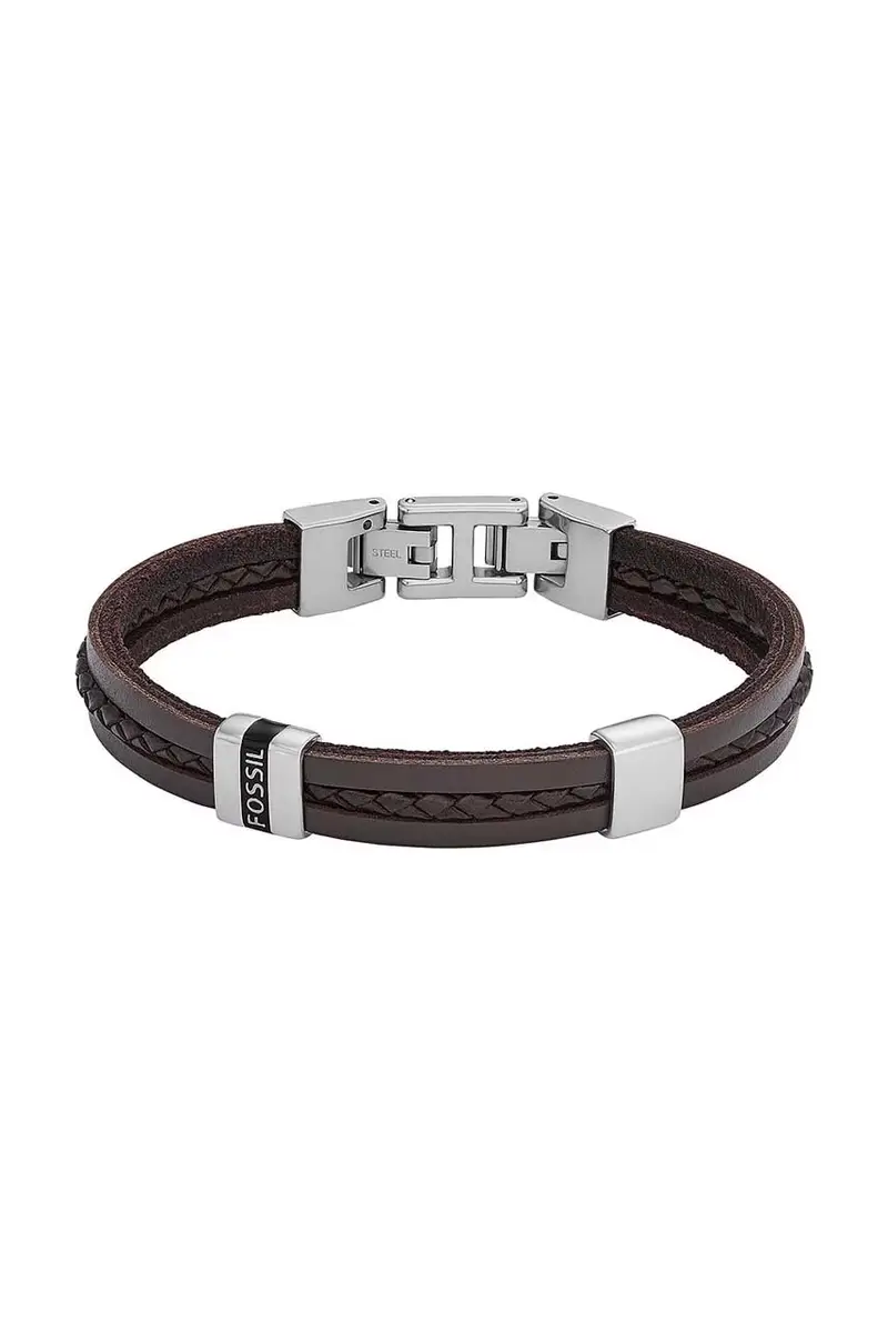 braccialetto uomo Marrone