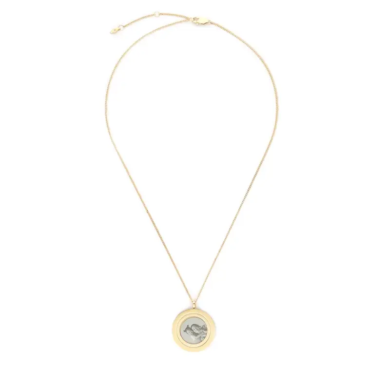 Collana Fossil Harlow Locket JF04738710 Oro