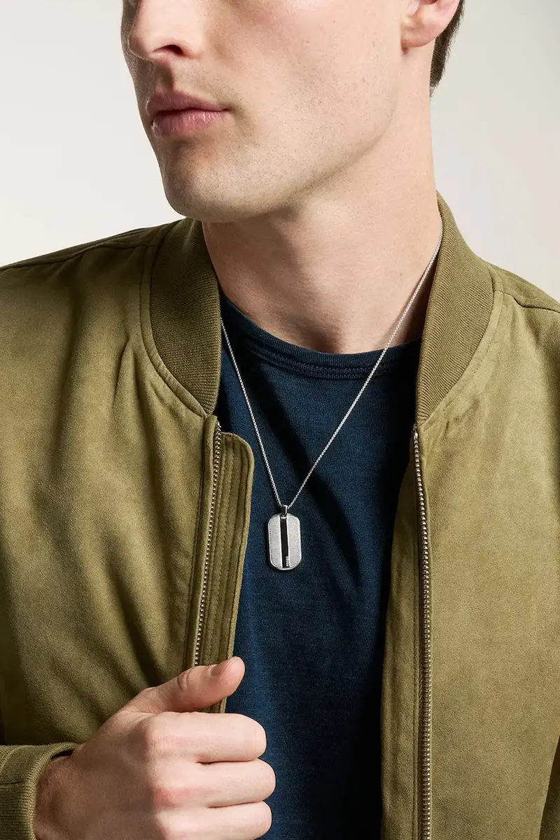 collana uomo JF04882040 Argento miniatura 5