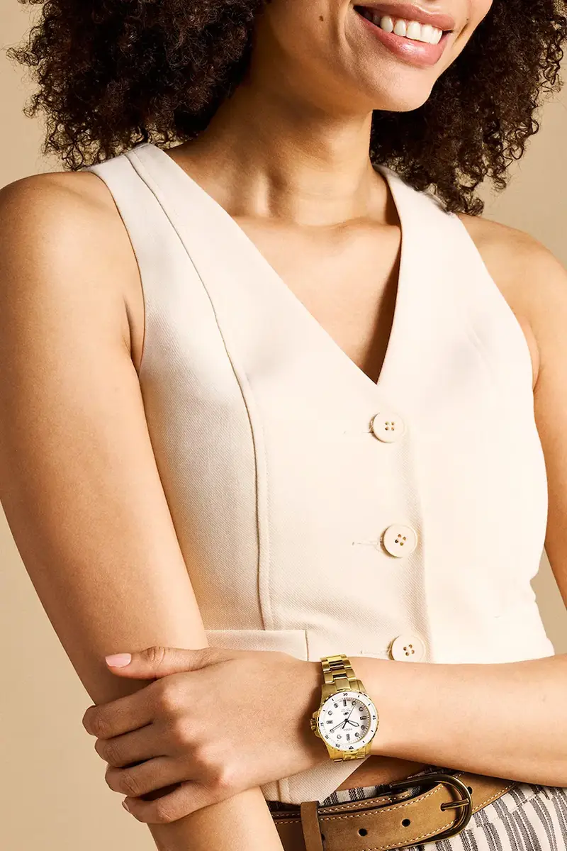 orologio BLUE DIVE donna colore oro ES5350 miniatura 4