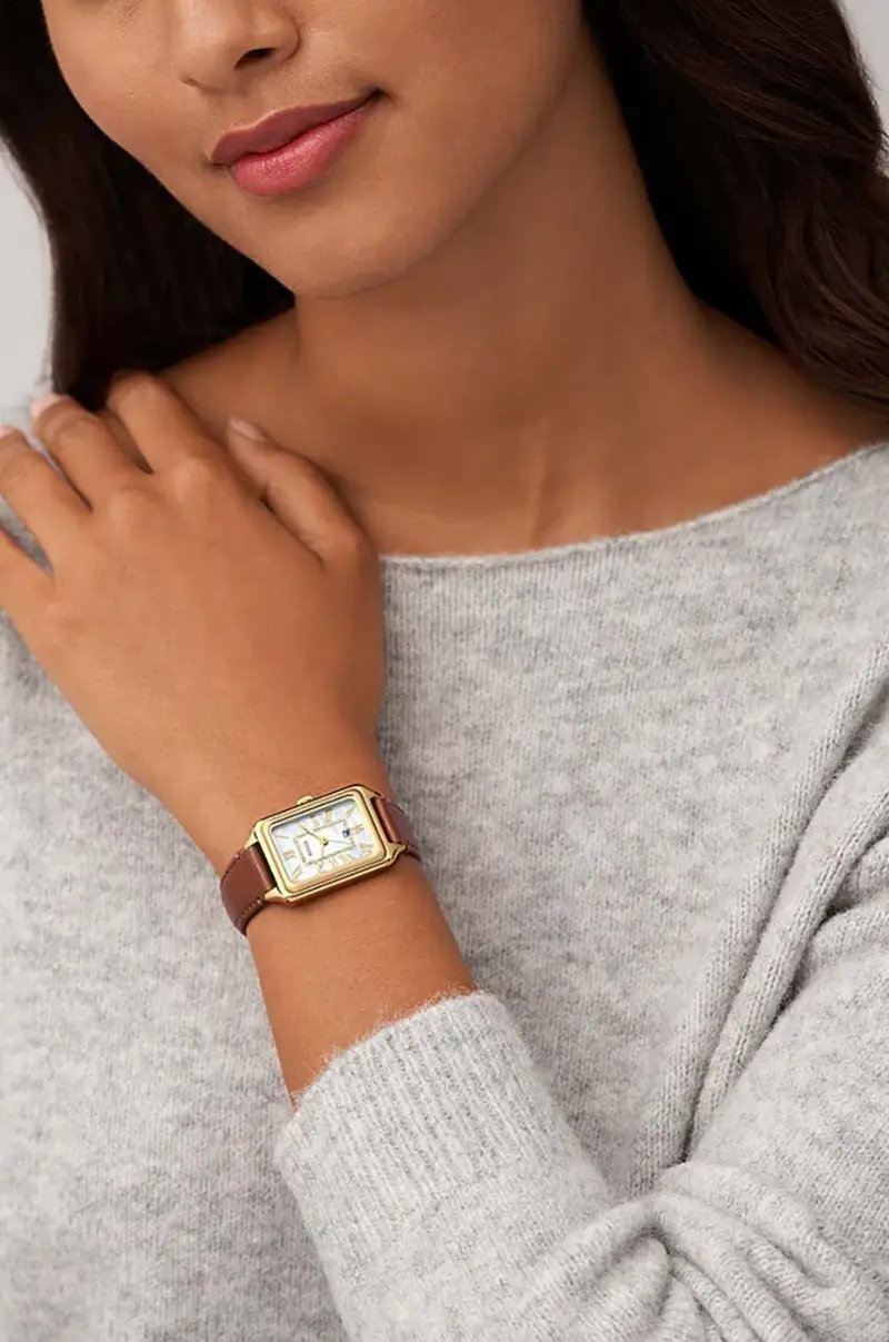 orologio colore marrone miniatura 5