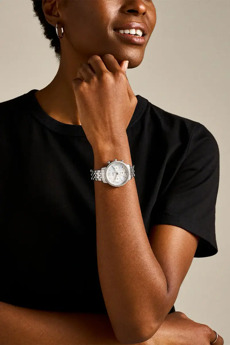 orologio donna colore argento ES5357 miniatura 4