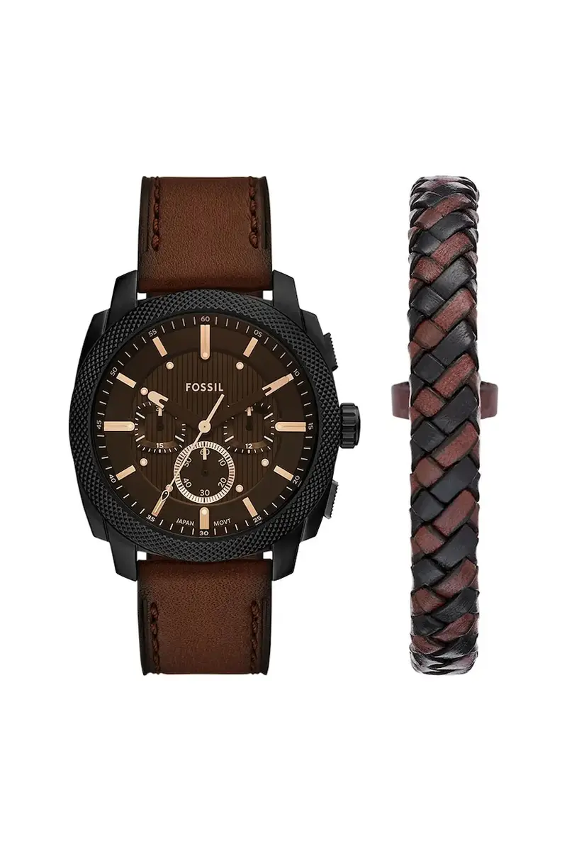 orologio e bracciale MACHINE uomo colore marrone FS6102SET