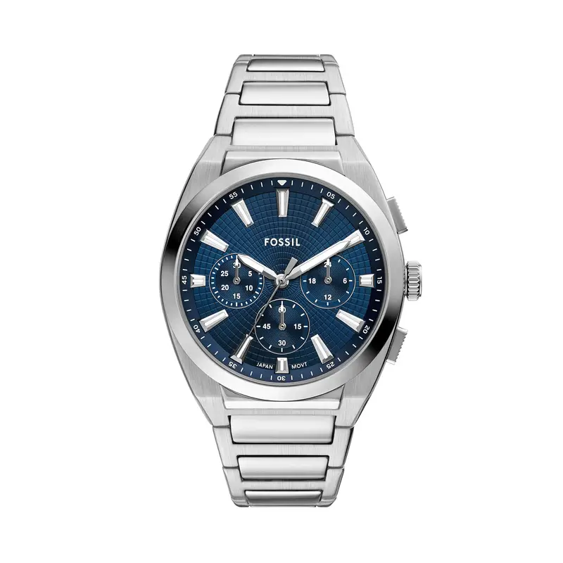 Orologio Fossil Everett Chronograph FS6104 Argento