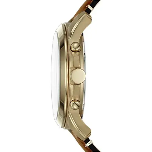 Fossil Orologio Grant da Uomo, Movimento Cronografo al Quarzo, Cassa in Acciaio Inossidabile Dorata da 44 mm con miniatura 2