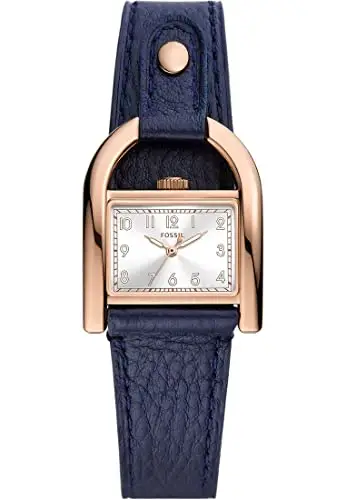 Fossil Orologio Harwell da donna, Movimento al quarzo a tre lancette con cinturino in acciaio inossidabile o in pelle,