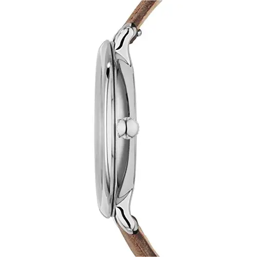 Fossil Orologio Jacqueline da donna, Movimento al quarzo a tre lancette con cinturino in pelle, Abbronzatura E Tonalità miniatura 3