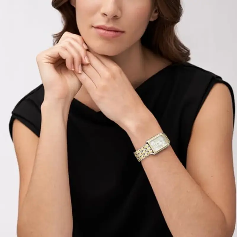 Fossil Orologio Raquel per donna, Movimento al quarzo a tre lancette con cinturino in acciaio inossidabile miniatura 2