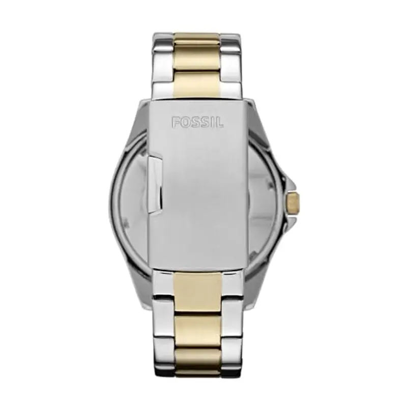 Fossil Orologio Riley da donna, movimento al quarzo multifunzione, cassa in acciaio inossidabile argento/oro da 38 mm con bracciale in acciaio inossidabile, ES3204 miniatura 2