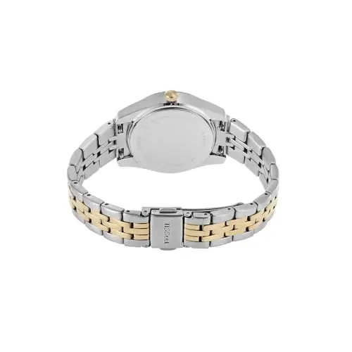 Fossil Orologio Scarlette da donna, 33 mm Movimento al quarzo con data a tre lancette e cinturino in acciaio miniatura 3