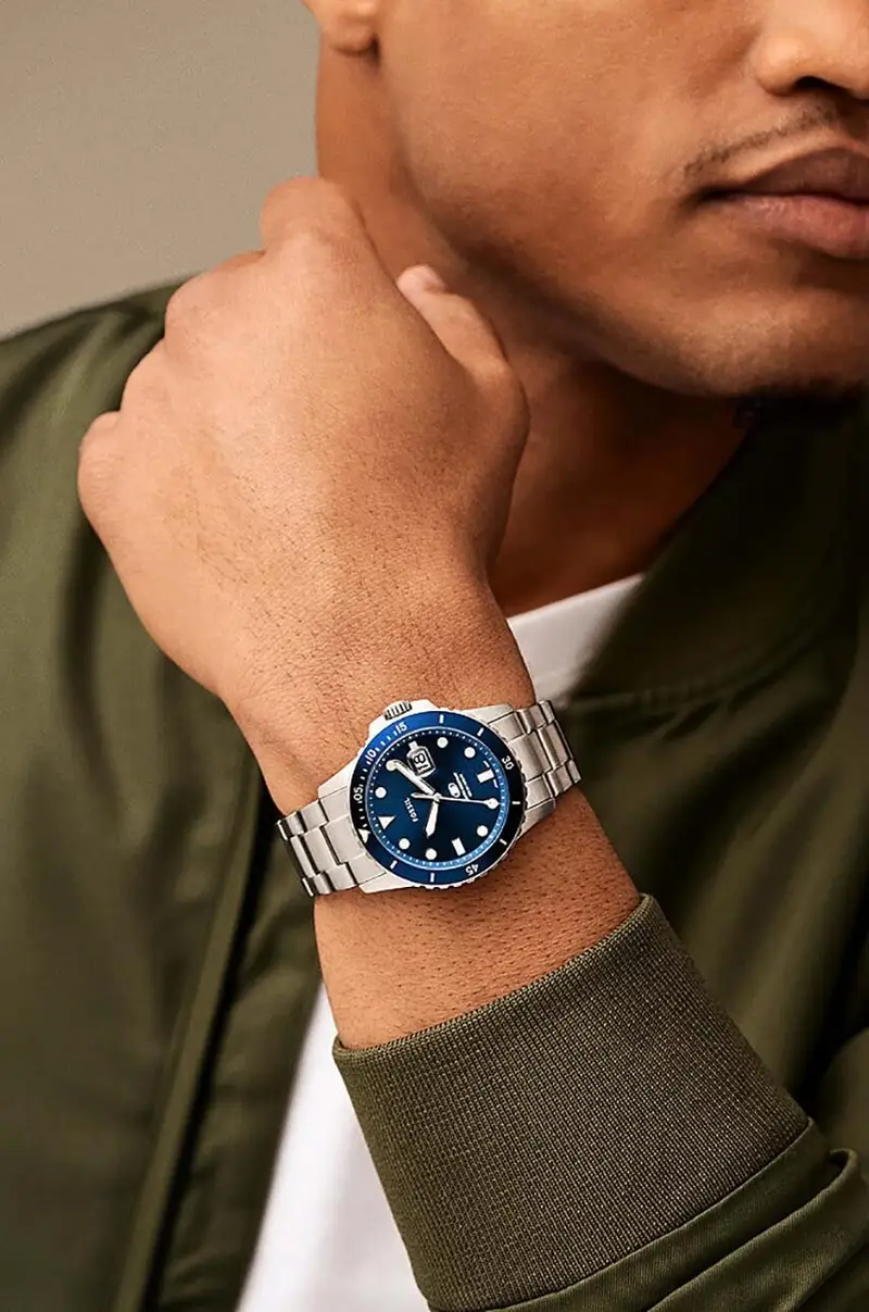 orologio uomo colore argento miniatura 4