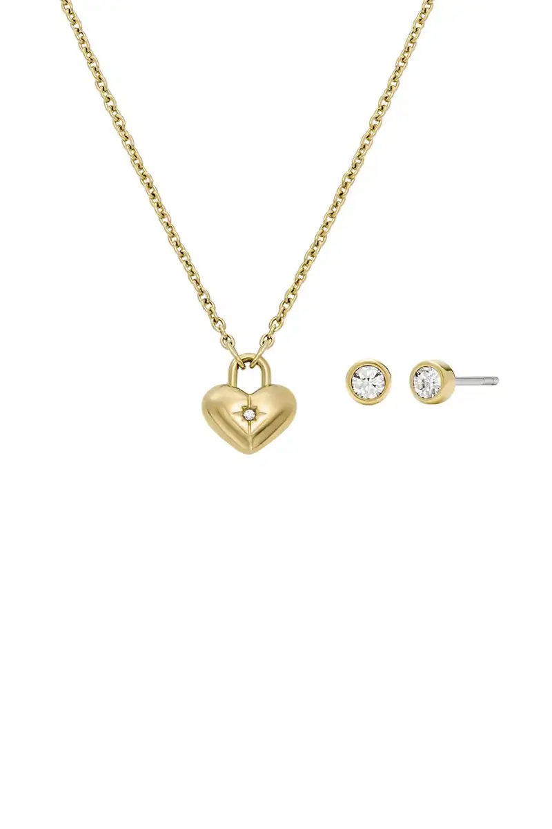 un set di gioielli in una scatola regalo JF04881SET Oro