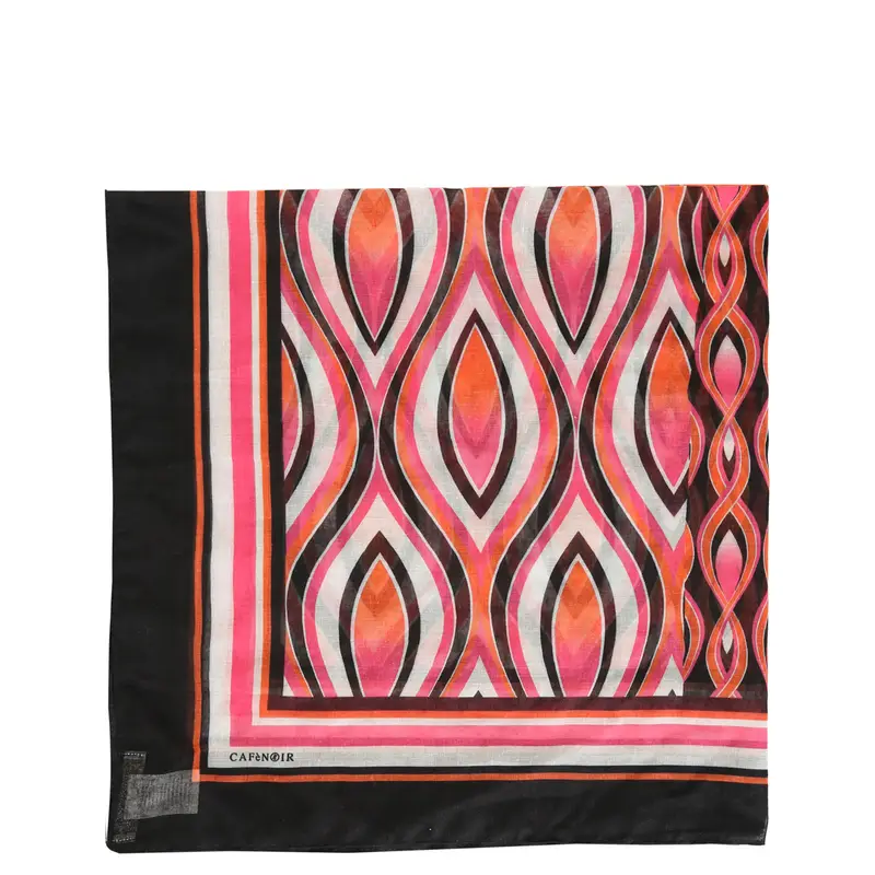 foulard stampato multicolor