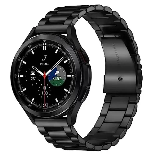 FOUUA Cinturini per Orologio Acciaio Inossidabile Cinturini per Orologio in Metallo con Cinturino 18mm 20mm 22mm 24mm