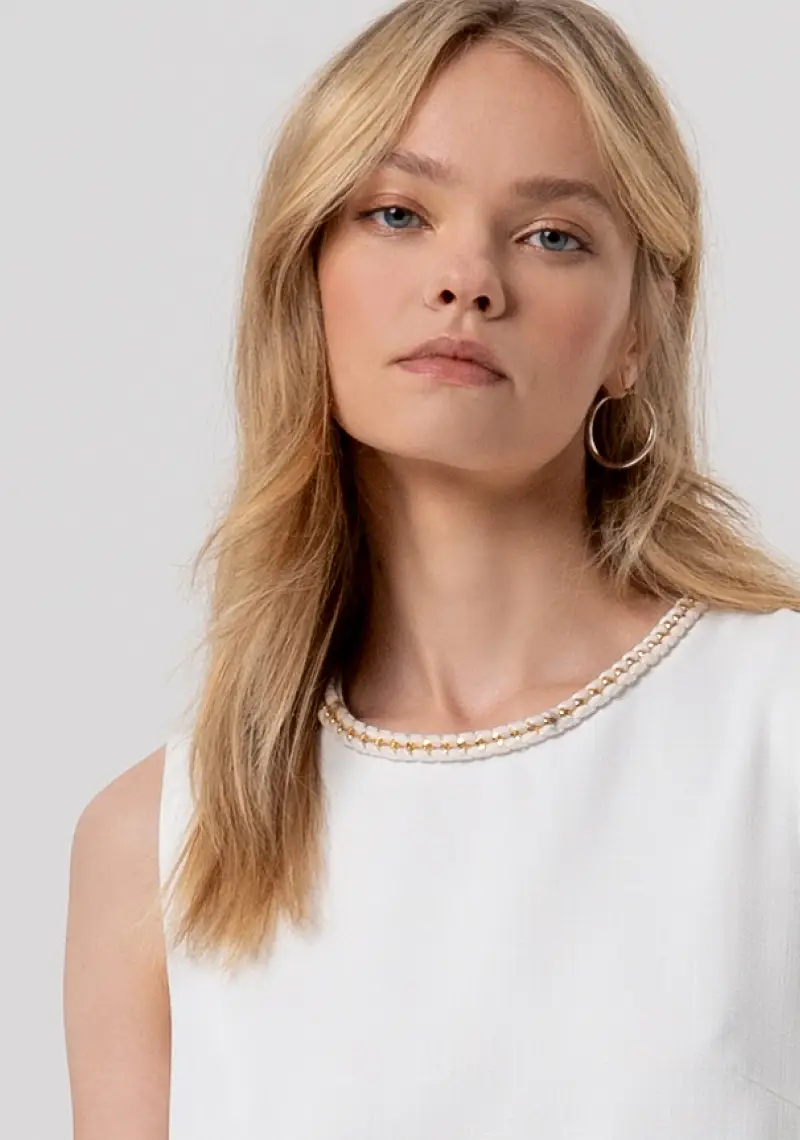 Abito a tubino senza maniche mini miniatura 2