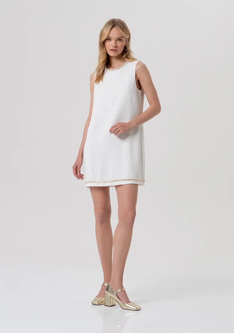 Abito a tubino senza maniche mini