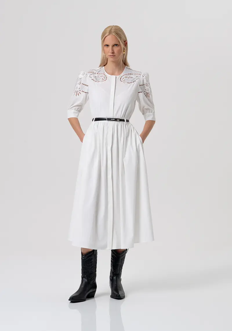 Abito regular modello chemisier midi