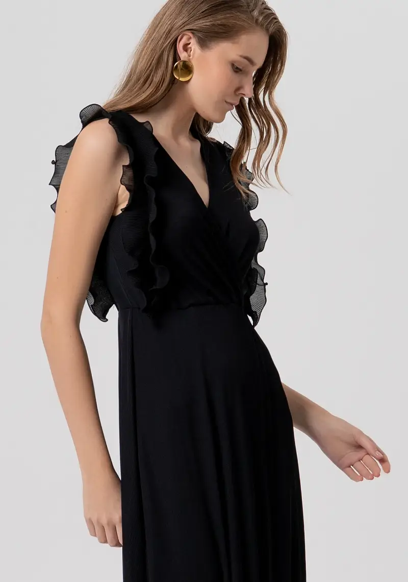 Abito senza maniche lungo miniatura 2