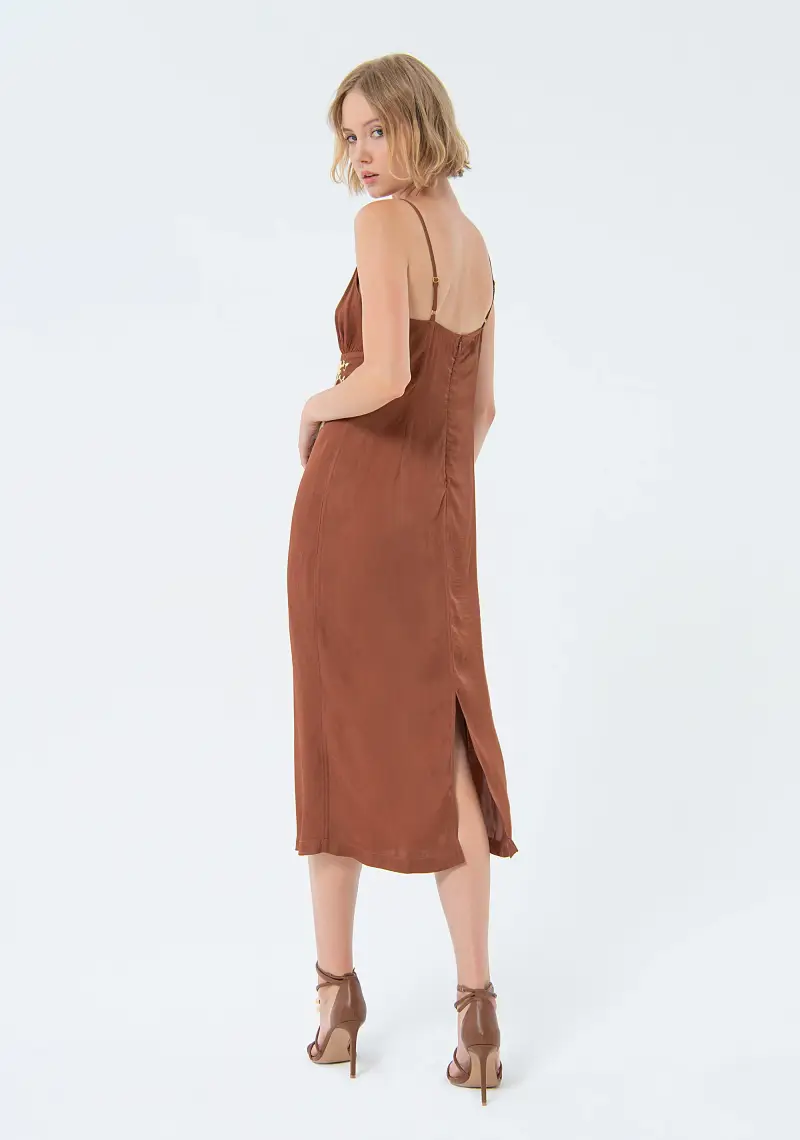 Abito senza maniche midi miniatura 2