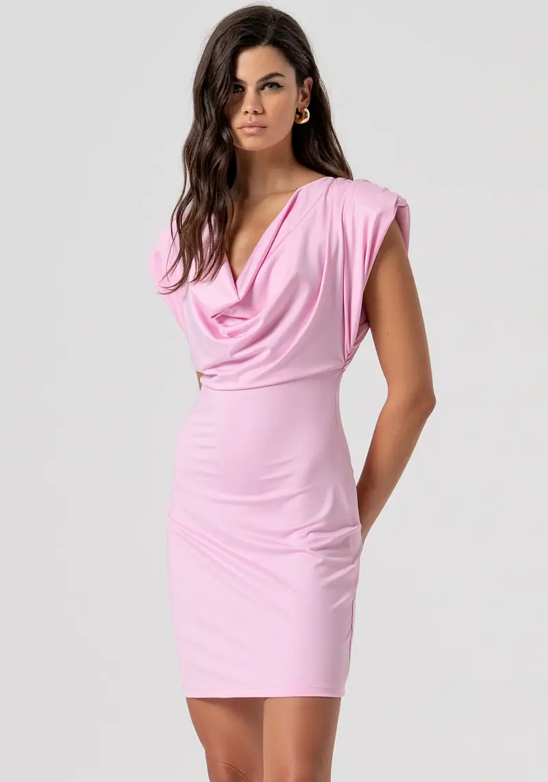 Abito slim mini in jersey miniatura 2