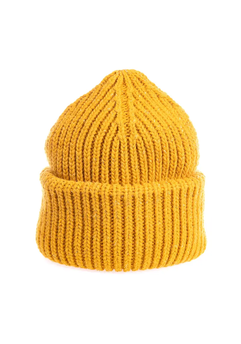 Berretto a cuffia con lurex
