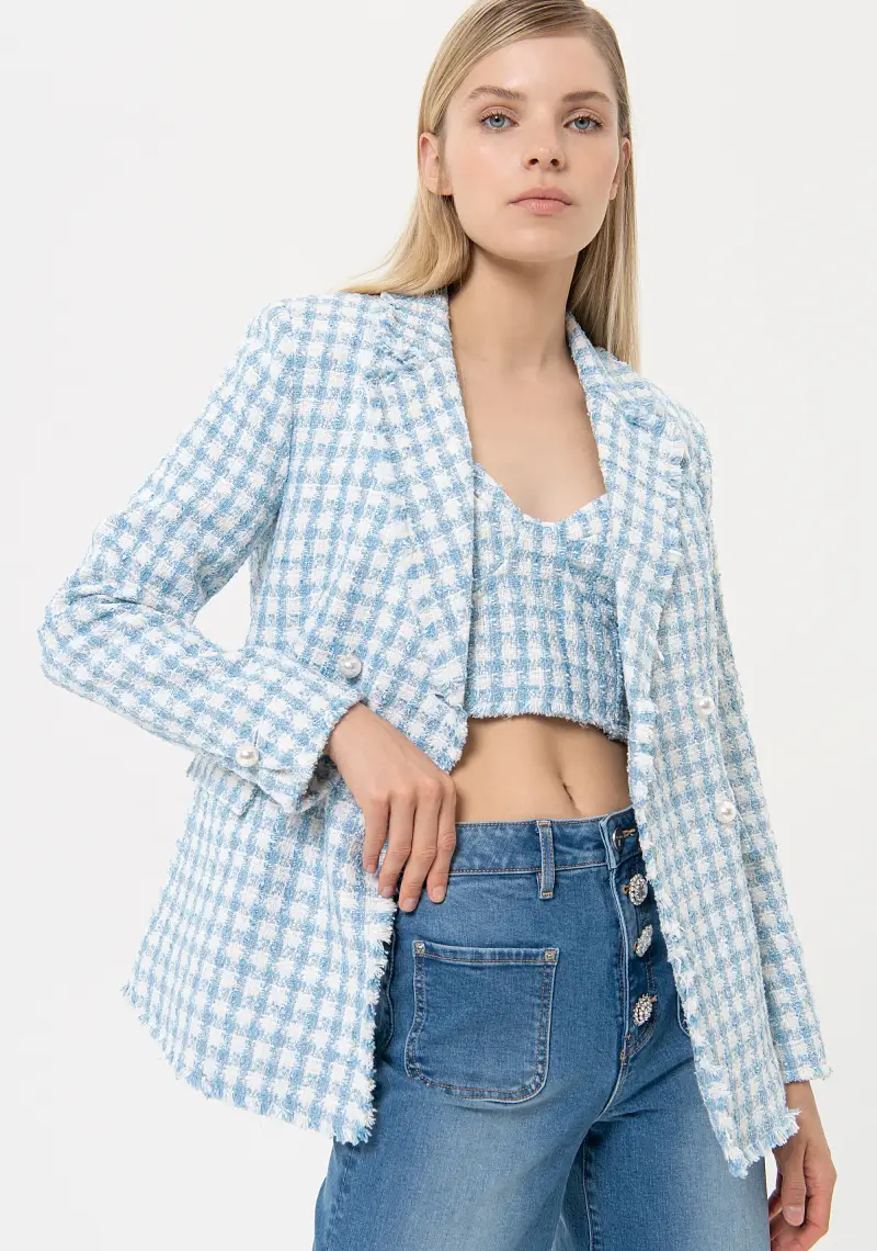 Fracomina Blazer Bianco 4065161 miniatura 2