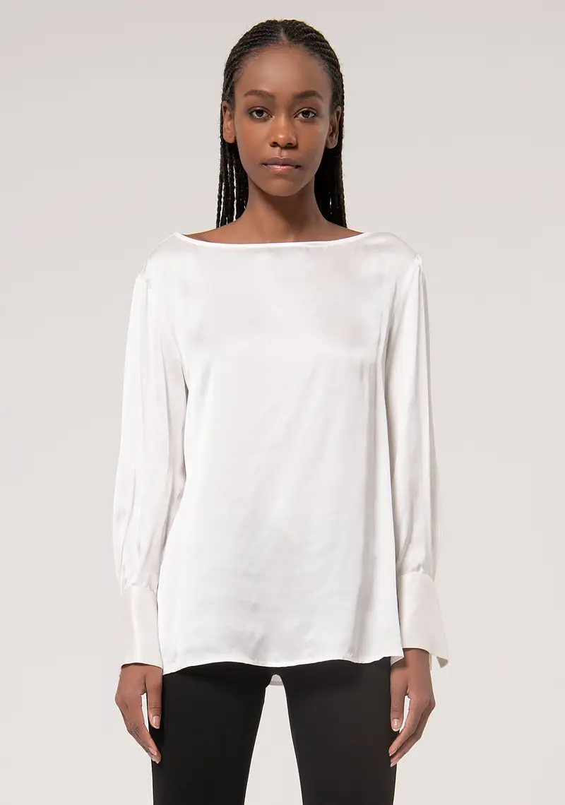 Blusa ampia in viscosa