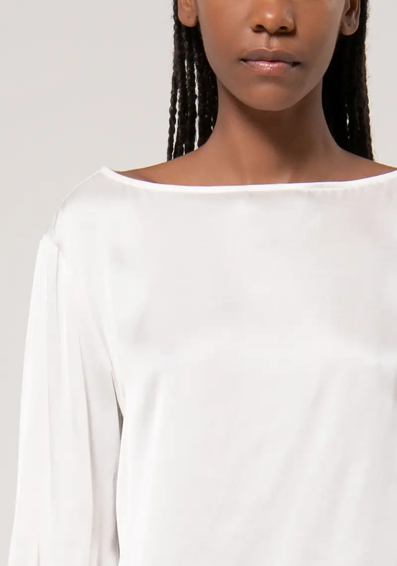 Blusa ampia in viscosa miniatura 2