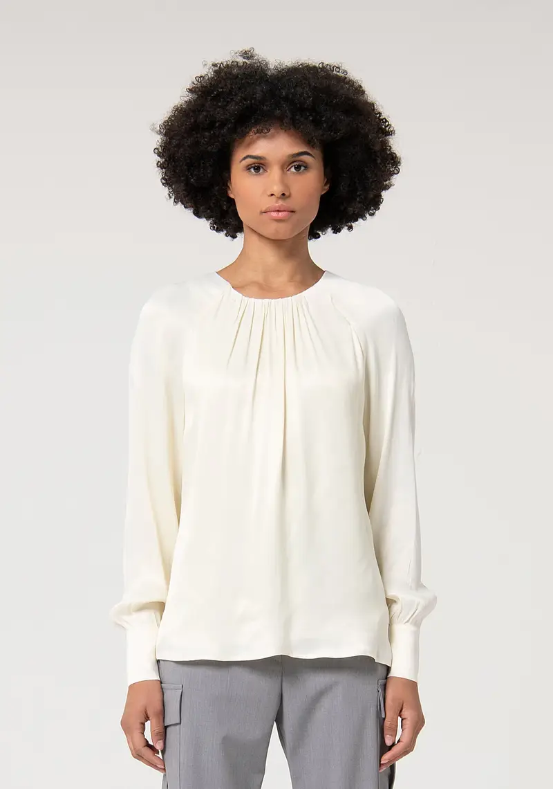 Blusa regular in viscosa