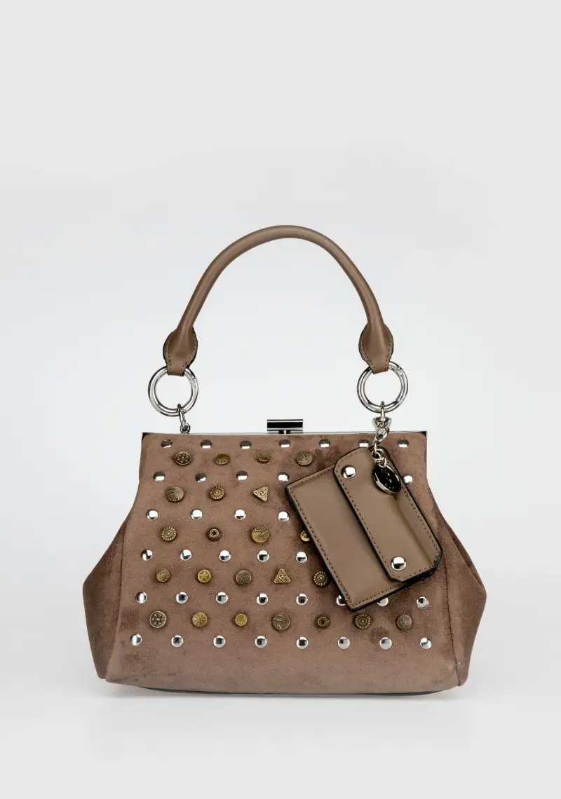 Borsa Elegante con Borchie e Charm