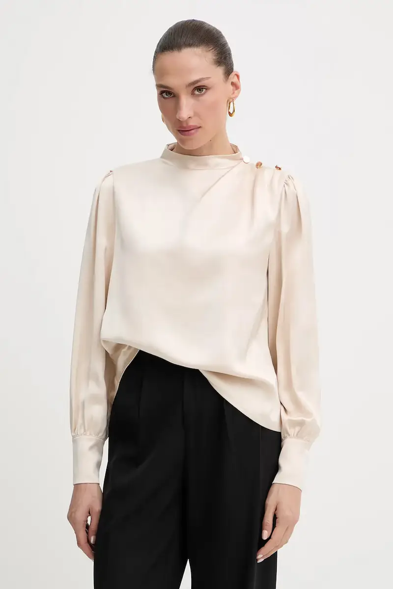 camicetta donna colore beige FR25WT1020W41101