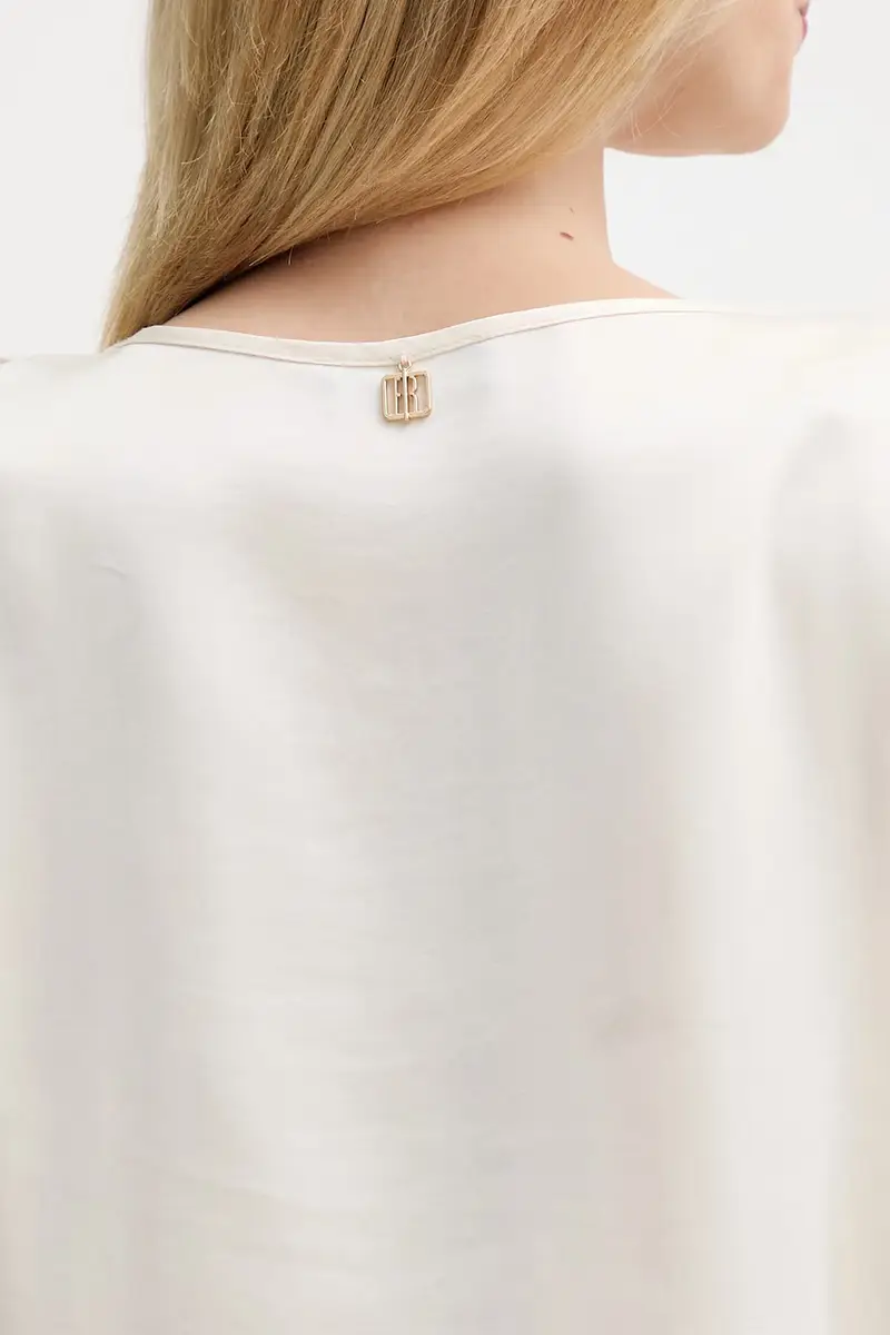 camicetta donna colore beige FS25WT1005W45101 miniatura 5