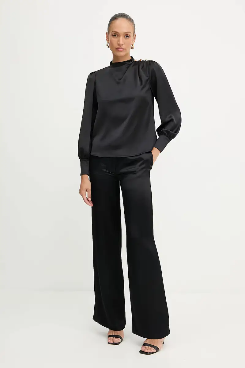 camicetta donna colore nero FR25WT1020W41101 miniatura 2