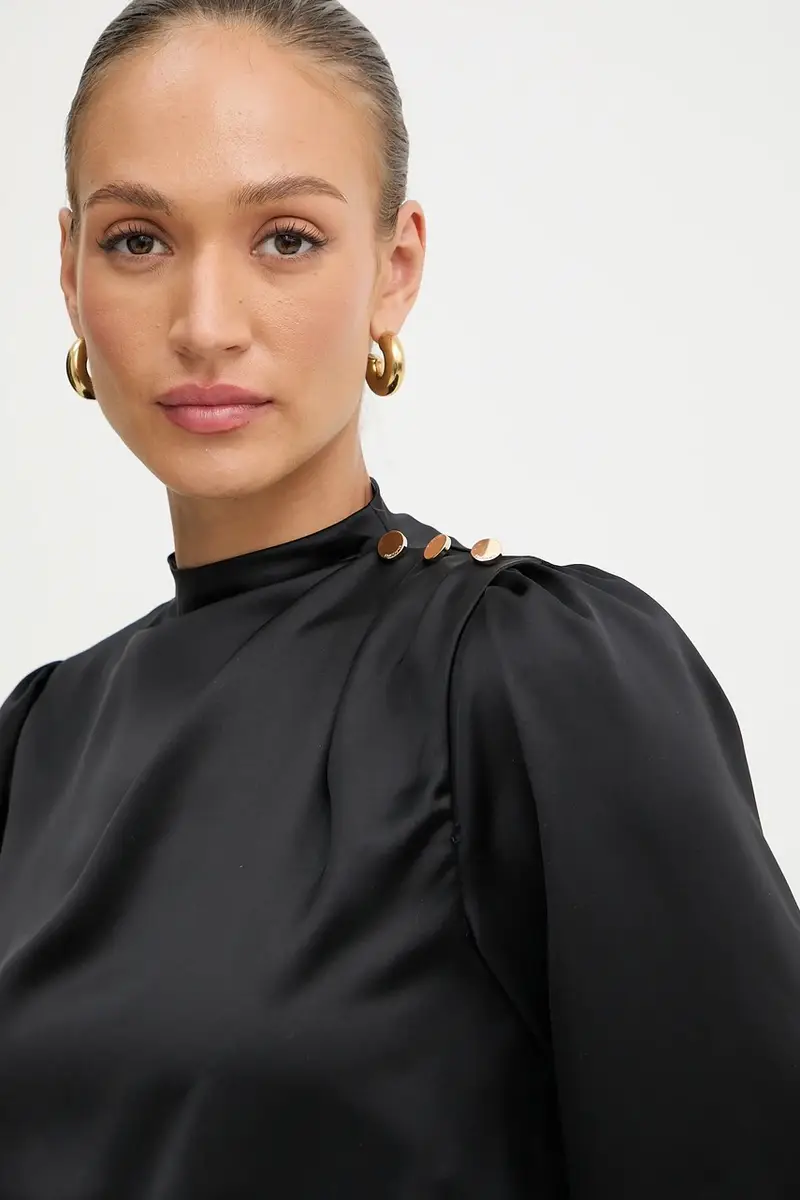 camicetta donna colore nero FR25WT1020W41101 miniatura 4