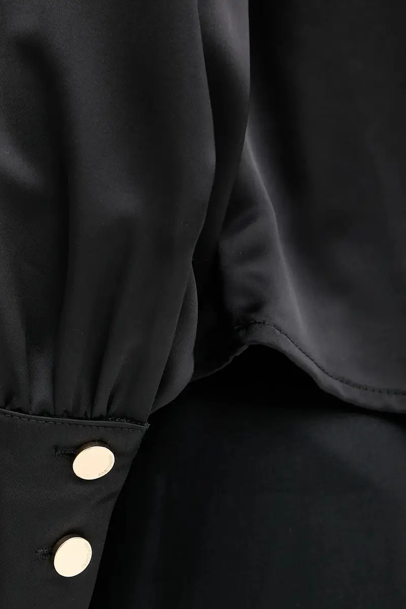 camicetta donna colore nero FR25WT1020W41101 miniatura 5