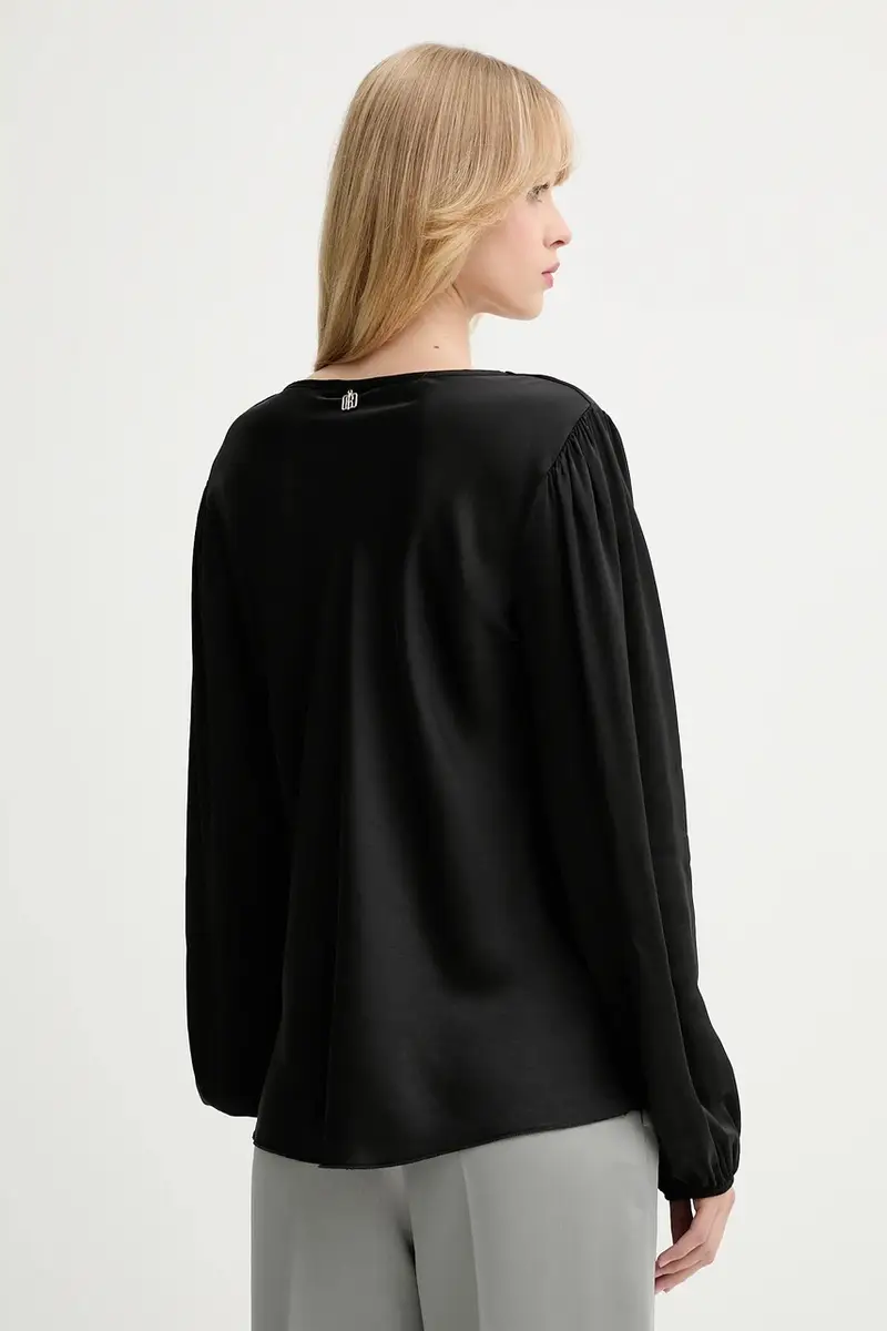 camicetta donna colore nero FS25WT1004W45101 miniatura 3